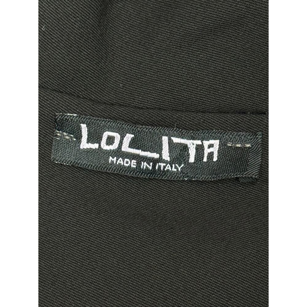 ❌SOLD❌Vintage Made in Italy by LOLITA abstract cowl neck black fitted dress - Picture 2 of 8